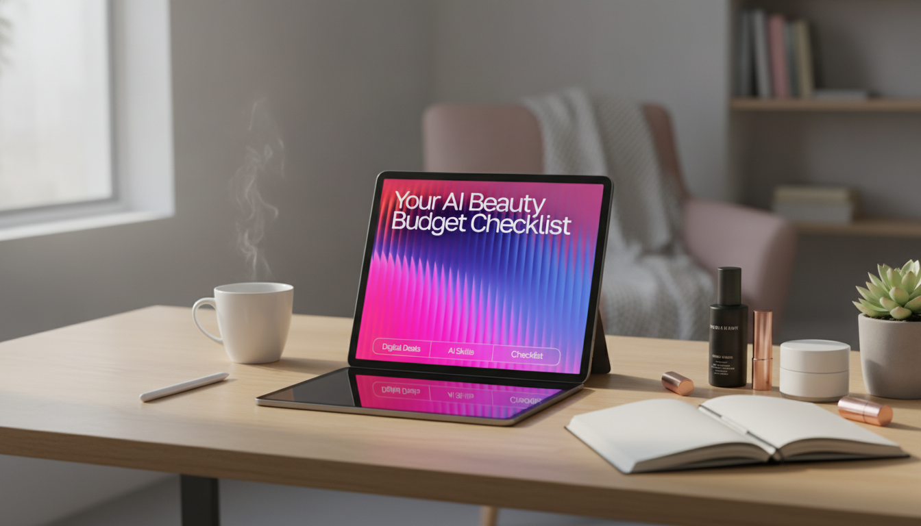 AI Beauty Budget Checklist: Track & Save Without Stress