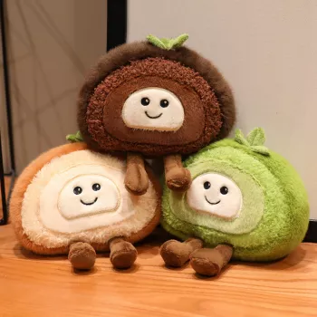 Cute Swiss Roll Plush for Cozy Desk Decor & Sweet Gifts